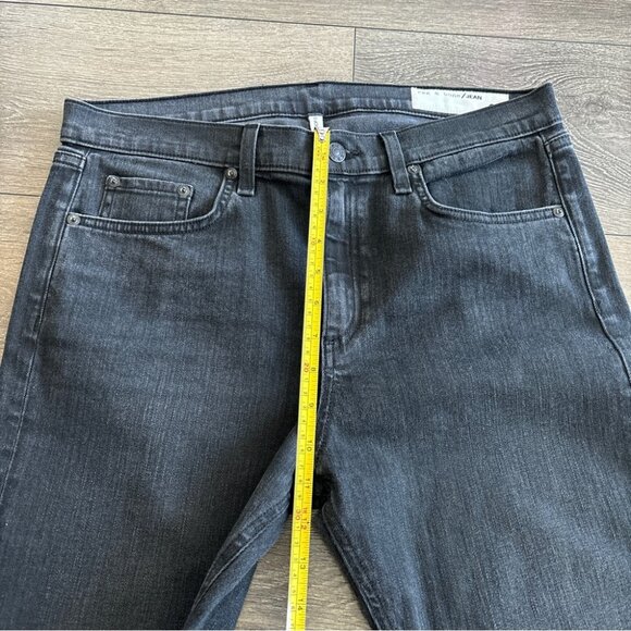 Rag & Bone 10” Crop Flare Raw Hem Jeans - Picture 6 of 11